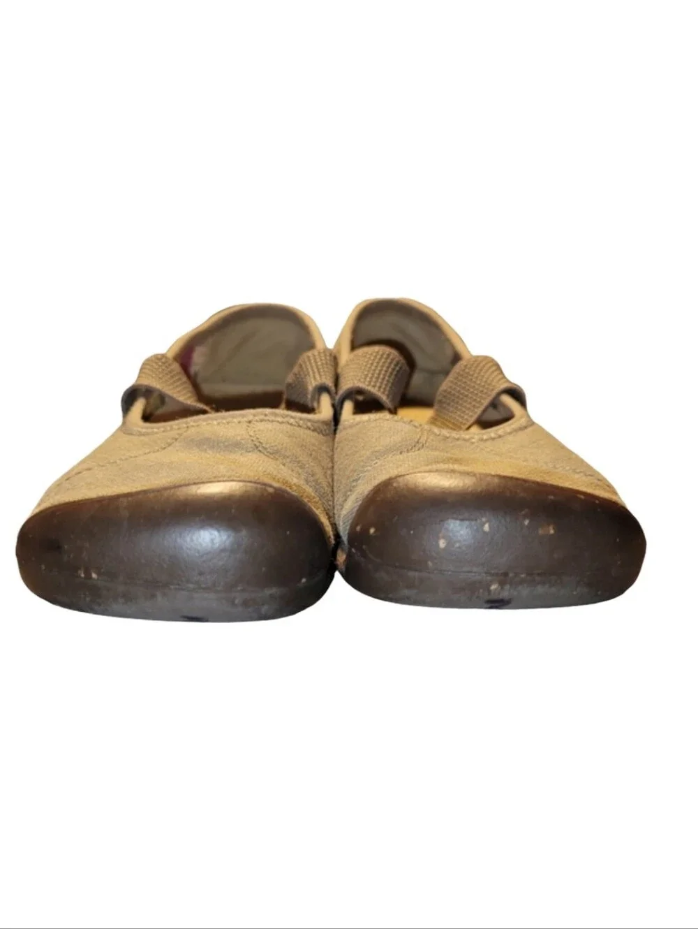 Keen Sienna Canvas Mary Jane Flats  Tan Beige Women's Size 7